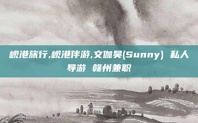 瑞安岘港旅行,岘港伴游,文伽昊(Sunny) 私人导游 赣州兼职